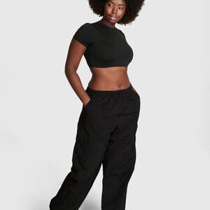 PINK Parachute Cargo Pants - Medium